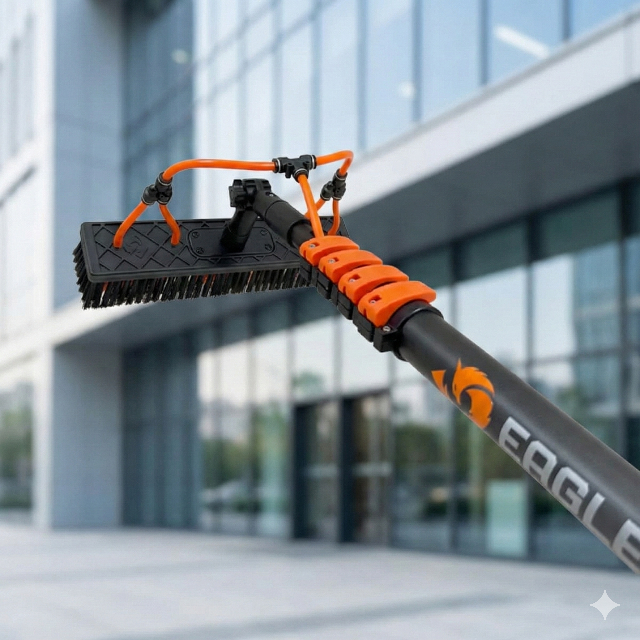 Telescoopsteel Aluminium Supreme incl. HexaLock Wasborstel